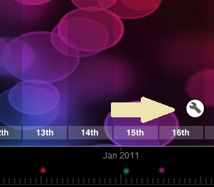 Finding the viewer control panel on a timeline