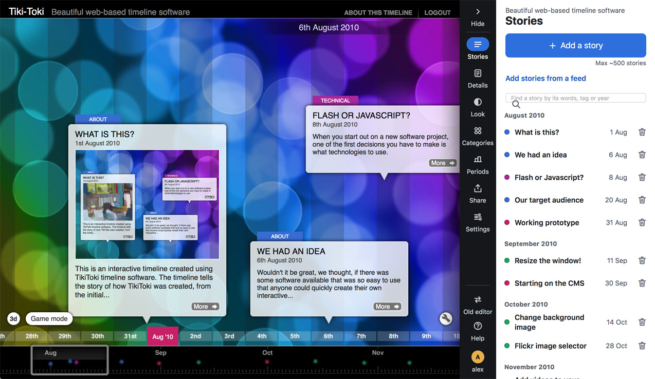 Meet the new Tiki-Toki timeline editor